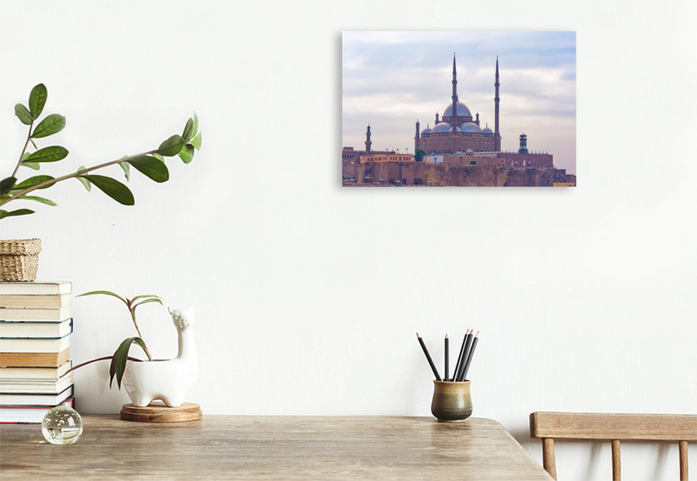 Premium Textil-Leinwand Alabaster Moschee (Kairo)