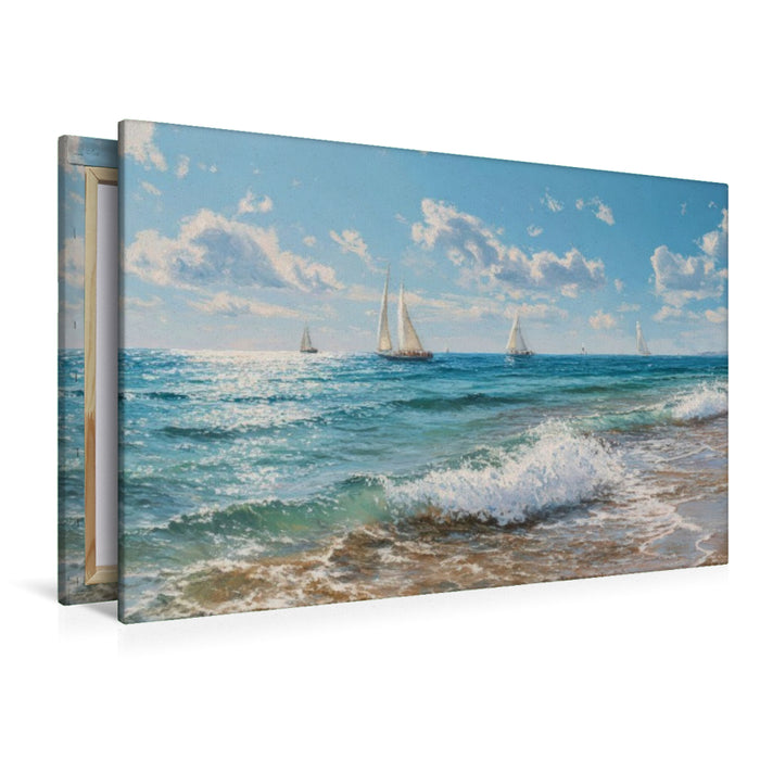 Premium Textil-Leinwand Segelturn