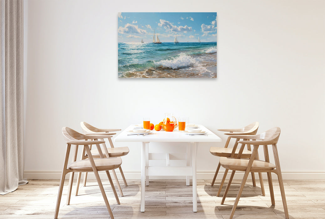 Premium Textil-Leinwand Segelturn