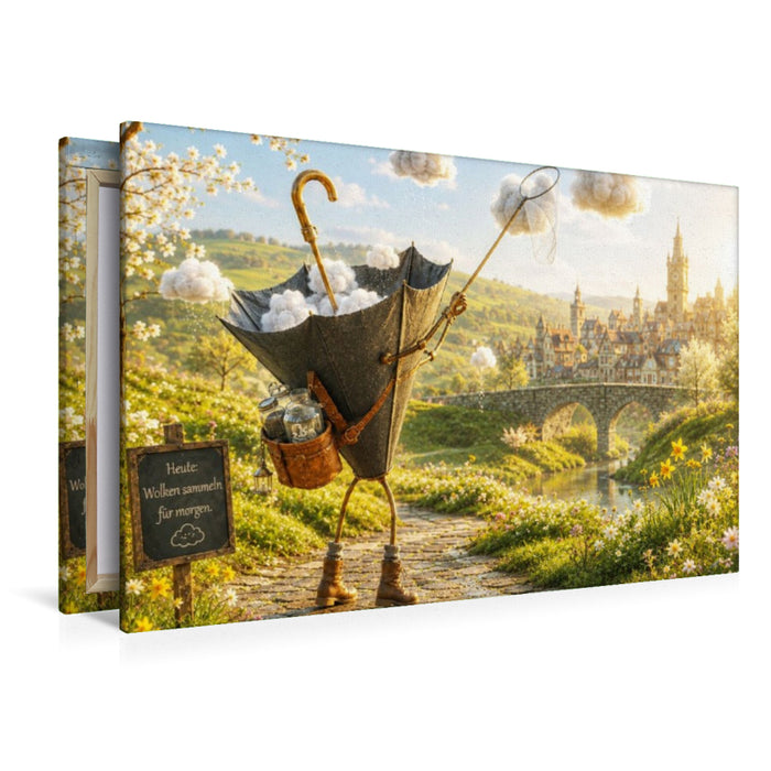 Premium Textil-Leinwand Der Wolkenfänger