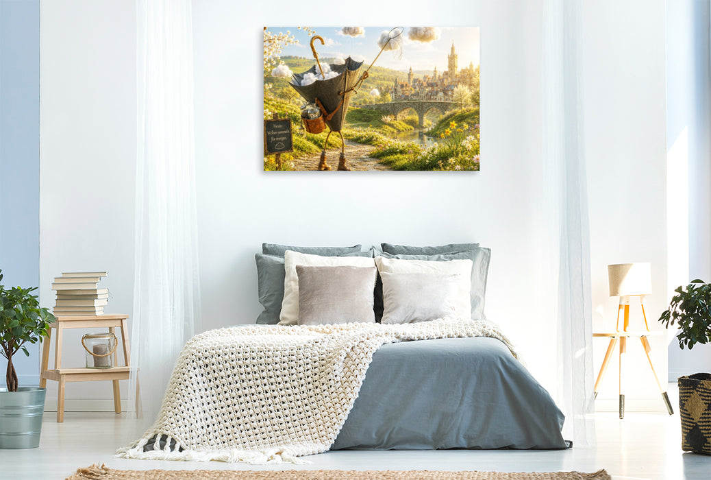 Premium Textil-Leinwand Der Wolkenfänger