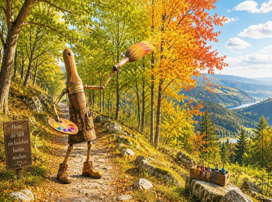 Herbst malt Träume - CALVENDO Foto-Puzzle'