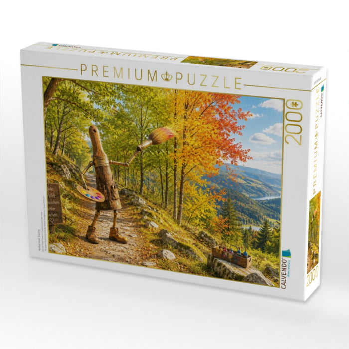 Herbst malt Träume - CALVENDO Foto-Puzzle'