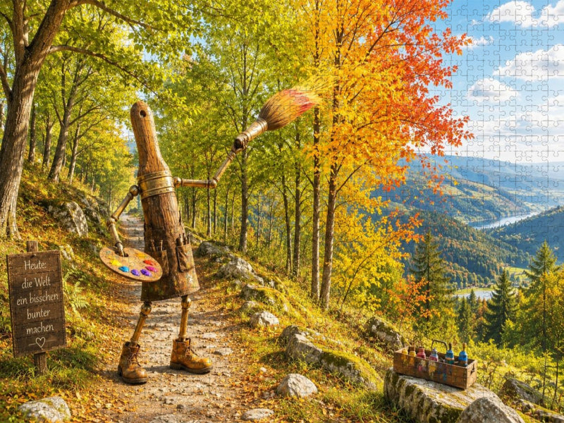 Herbst malt Träume - CALVENDO Foto-Puzzle'