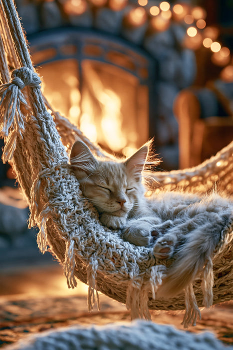 Premium Textil-Leinwand weihnchtszeit ist Kuschelzeit