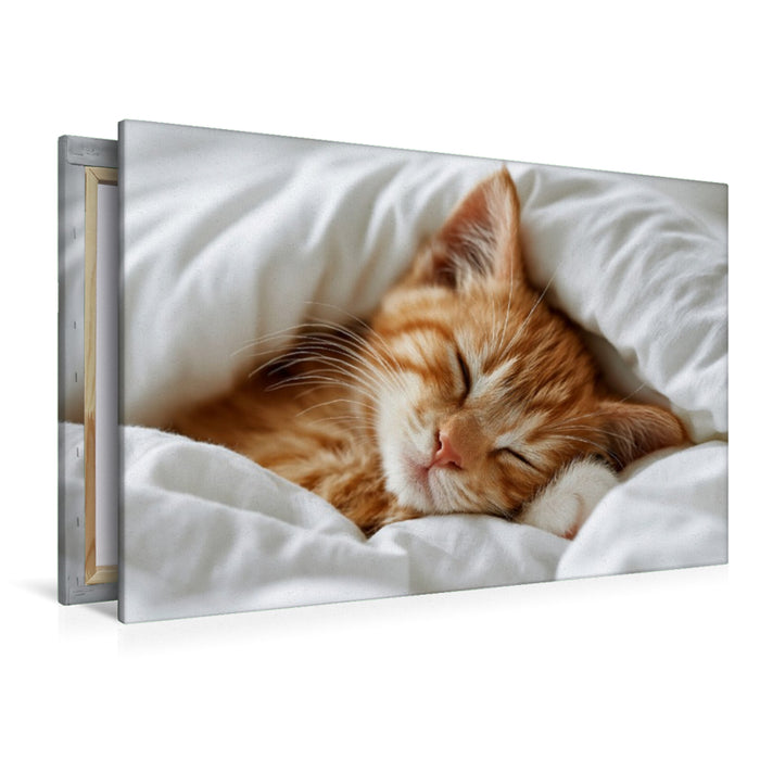 Premium Textil-Leinwand Ein Motiv aus dem Kalender Neugierig auf das Leben!