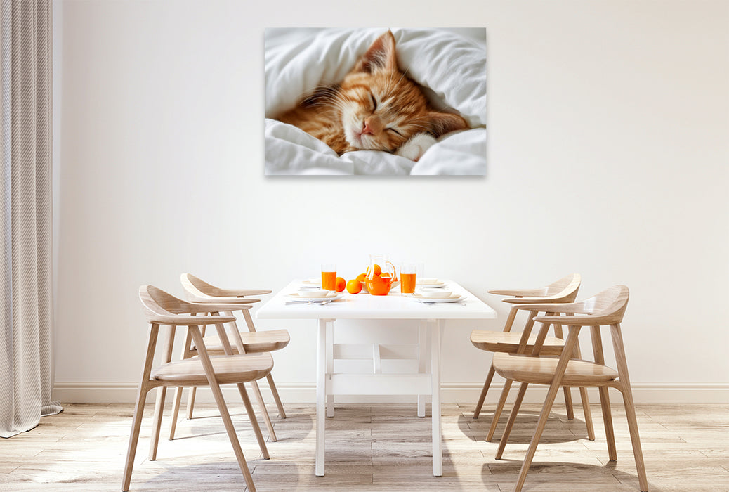 Premium Textil-Leinwand Ein Motiv aus dem Kalender Neugierig auf das Leben!