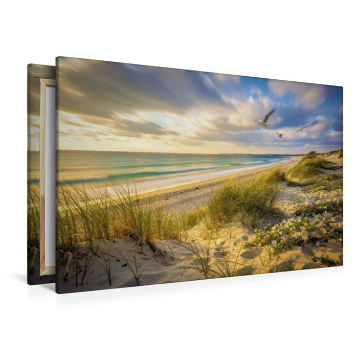 Premium Textil-Leinwand Licht, Wind, Wunder, immer wieder anders.