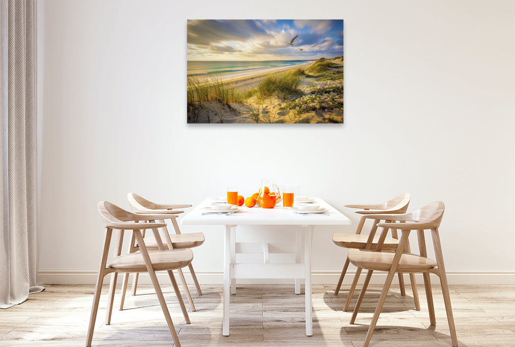Premium Textil-Leinwand Licht, Wind, Wunder, immer wieder anders.