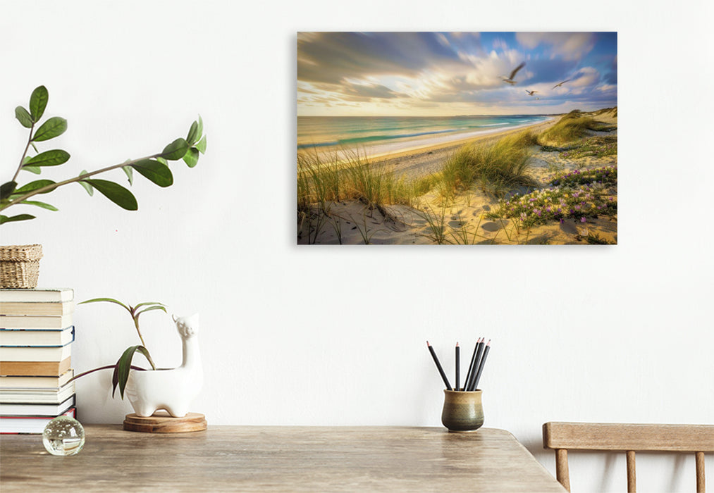 Premium Textil-Leinwand Licht, Wind, Wunder, immer wieder anders.