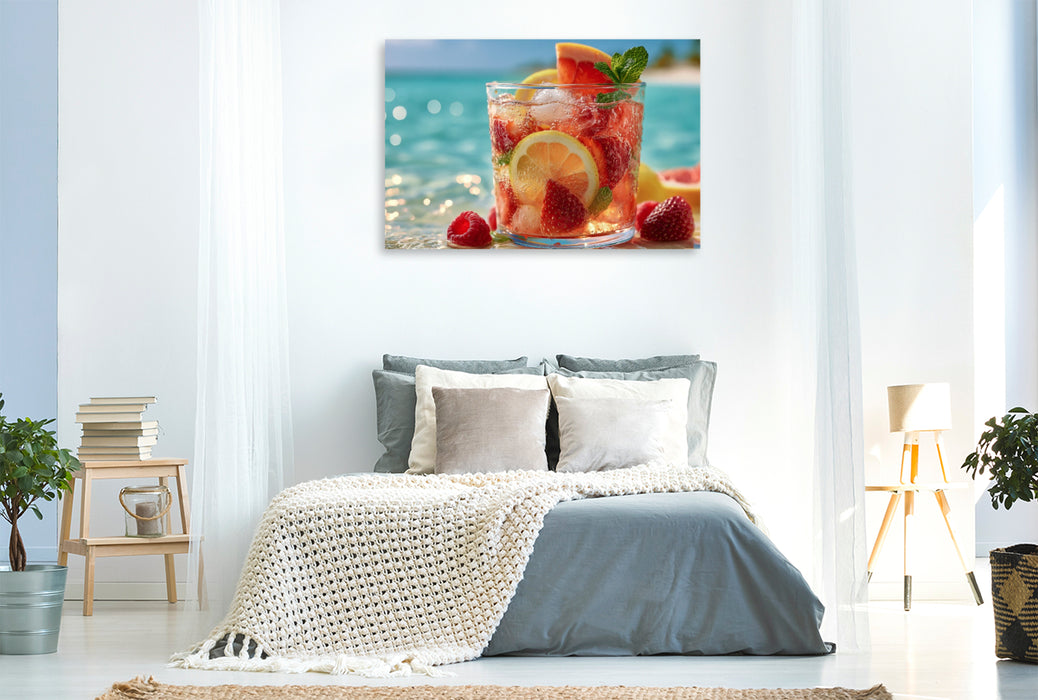 Premium Textil-Leinwand Ein Motiv aus dem Kalender Karibische Träume