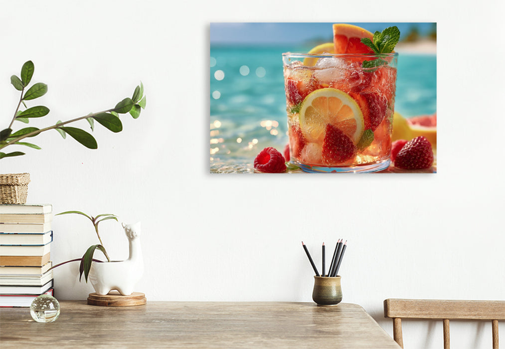 Premium Textil-Leinwand Ein Motiv aus dem Kalender Karibische Träume