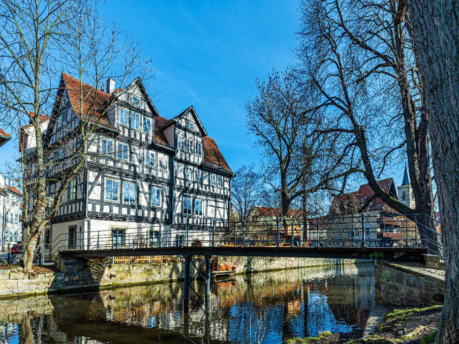 Fachwerkhäuser in der Hütergasse - CALVENDO Foto-Puzzle'