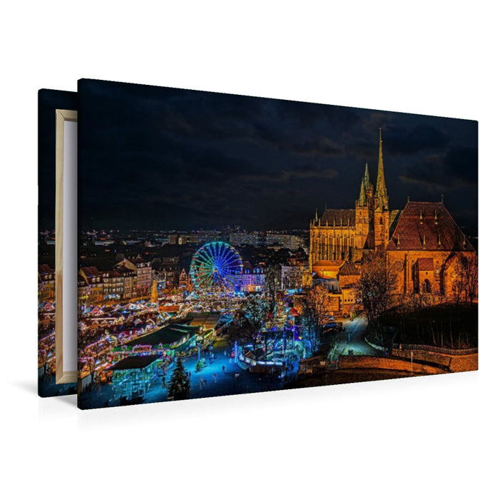 Premium Textil-Leinwand Weihnachtsmarkt am Domplatz