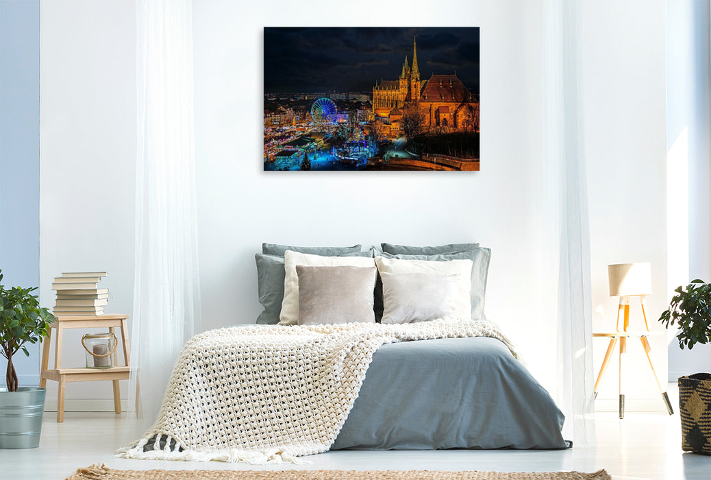 Premium Textil-Leinwand Weihnachtsmarkt am Domplatz