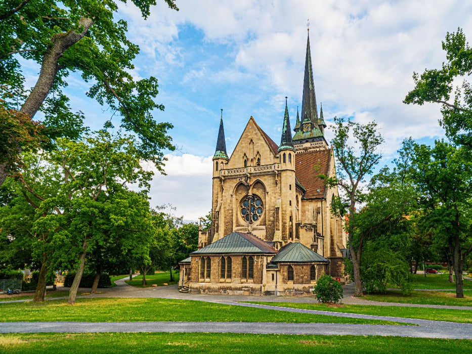 Erfurt Thomaskirche - CALVENDO Foto-Puzzle'