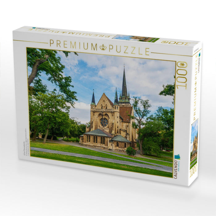 Erfurt Thomaskirche - CALVENDO Foto-Puzzle'