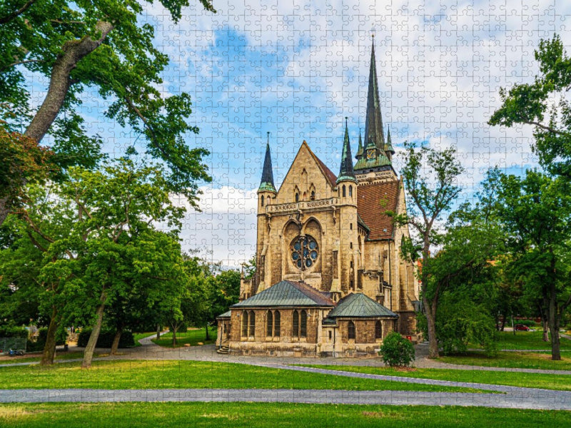 Erfurt Thomaskirche - CALVENDO Foto-Puzzle'