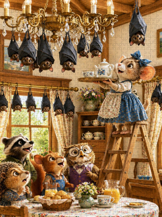 Teezeit unter der Decke - CALVENDO Foto-Puzzle'