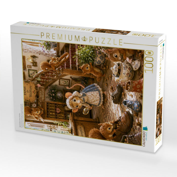 Die Eichhörnchen sind los - CALVENDO Foto-Puzzle'