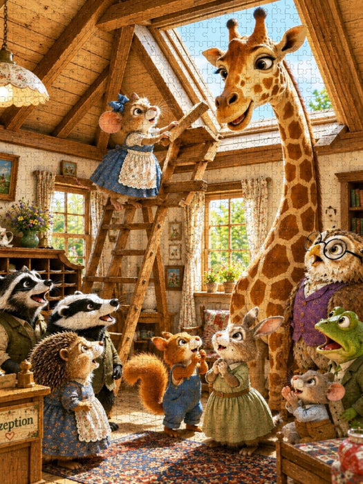 Zimmer mit hoher Decke - CALVENDO Foto-Puzzle'
