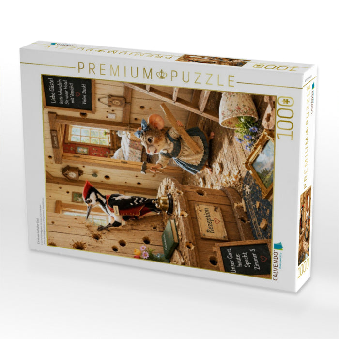 Ein etwas lebhafter Gast - CALVENDO Foto-Puzzle'