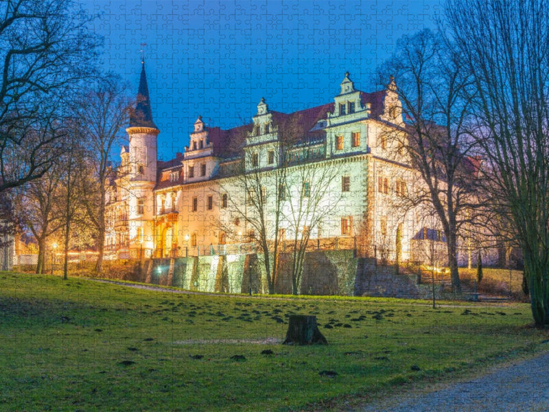 Schloss in Schkopau - CALVENDO Foto-Puzzle'