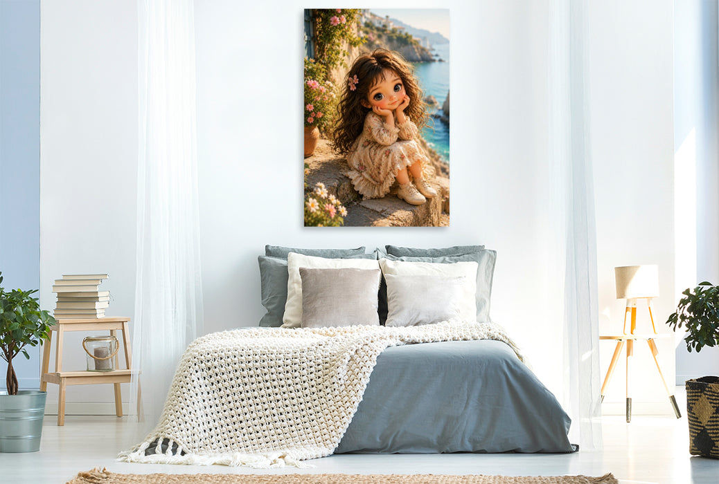 Premium Textil-Leinwand Die Farben des Meeres