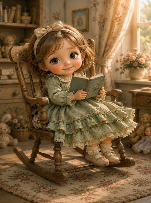 Die kleine Bücherfee - CALVENDO Foto-Puzzle'