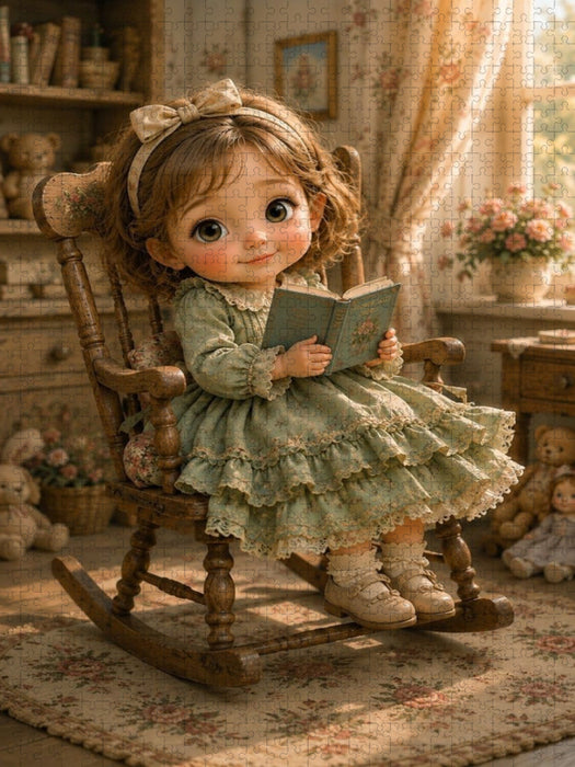 Die kleine Bücherfee - CALVENDO Foto-Puzzle'