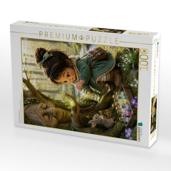 Das erste Frühlingsgrün - CALVENDO Foto-Puzzle'