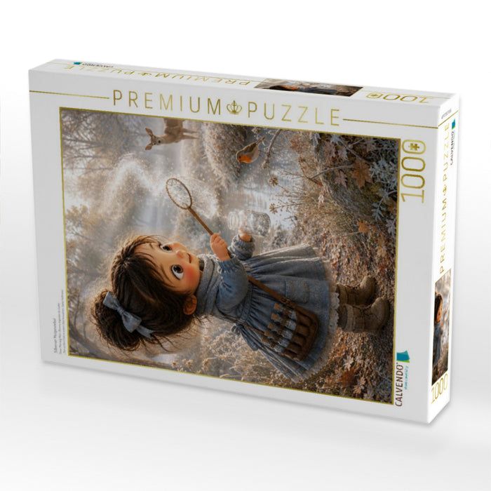 Silberner Morgennebel - CALVENDO Foto-Puzzle'