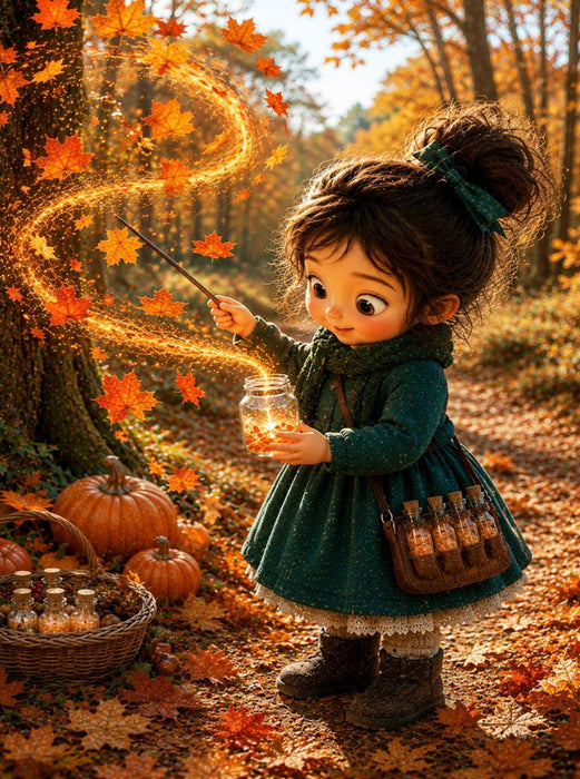 Das Feuer des Herbstes - CALVENDO Foto-Puzzle'