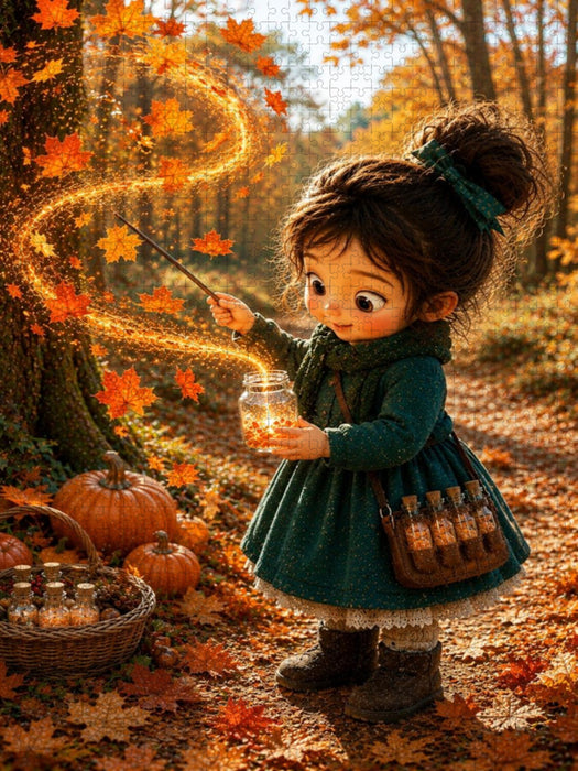 Das Feuer des Herbstes - CALVENDO Foto-Puzzle'