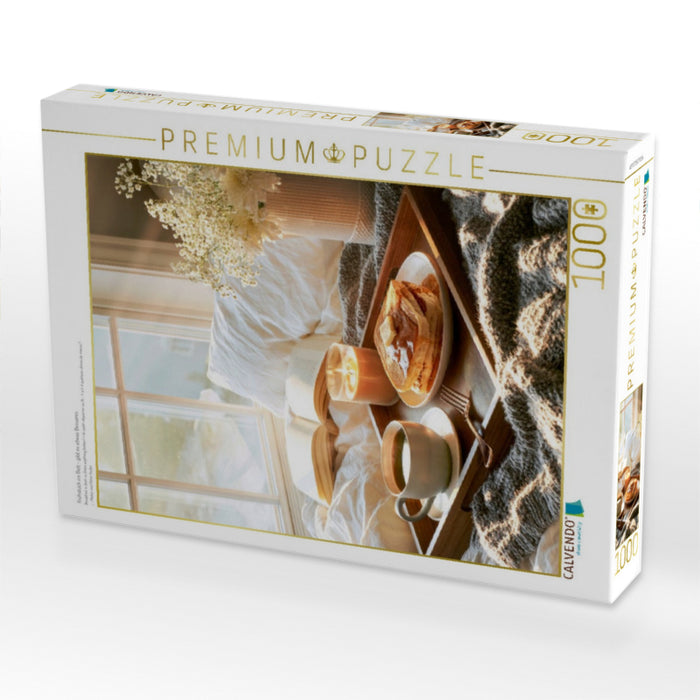 Frühstück im Bett - gibt es etwas Besseres - CALVENDO Foto-Puzzle'