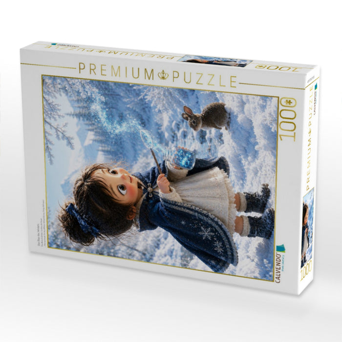 Das Blau des Winters - CALVENDO Foto-Puzzle'