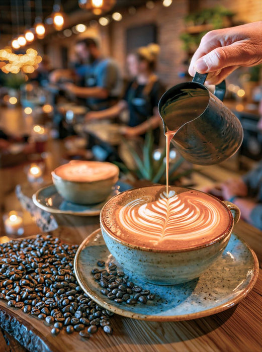 Eine perfekte Latte Art - CALVENDO Foto-Puzzle'
