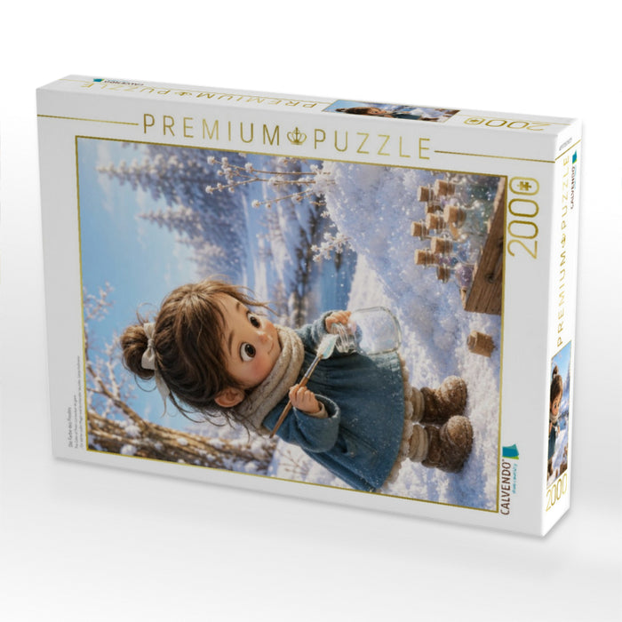 Die Farbe des Frostes - CALVENDO Foto-Puzzle'