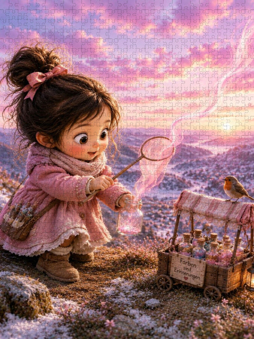 Der rosafarbene Zauber - CALVENDO Foto-Puzzle'
