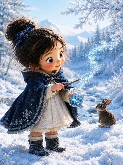 Das Blau des Winters - CALVENDO Foto-Puzzle'