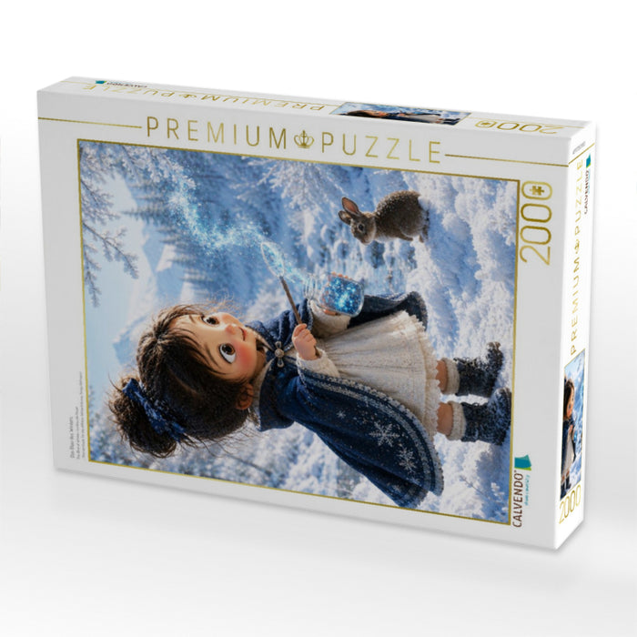 Das Blau des Winters - CALVENDO Foto-Puzzle'