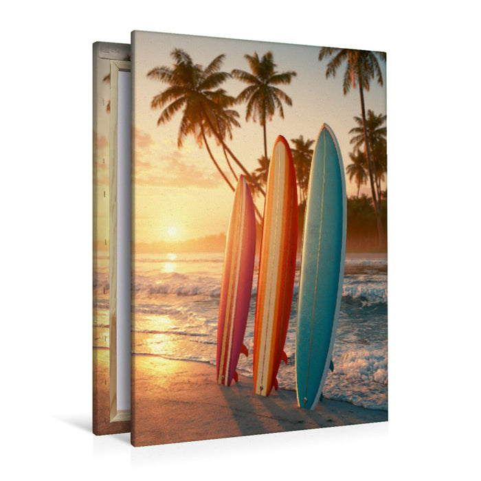 Premium Textil-Leinwand Ein Motiv aus dem Kalender Sommer Paradies