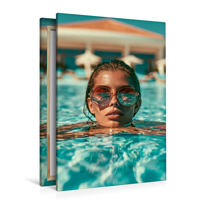 Premium Textil-Leinwand Ein Motiv aus dem Kalender Sommer Paradies