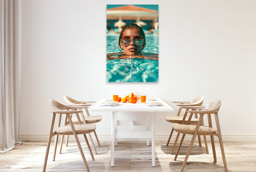 Premium Textil-Leinwand Ein Motiv aus dem Kalender Sommer Paradies