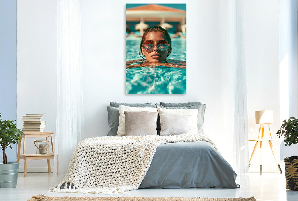 Premium Textil-Leinwand Ein Motiv aus dem Kalender Sommer Paradies