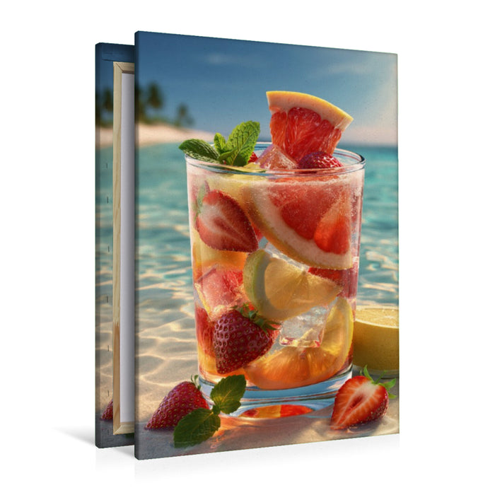Premium Textil-Leinwand Ein Motiv aus dem Kalender Sommer Paradies
