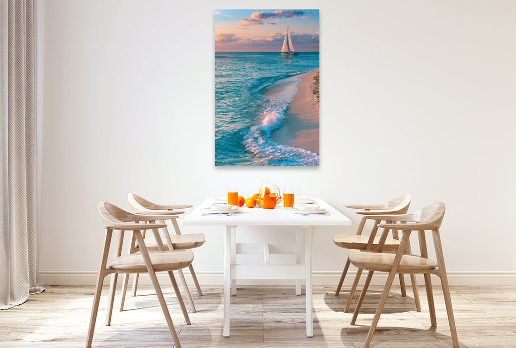 Premium Textil-Leinwand Ein Motiv aus dem Kalender Sommer Paradies
