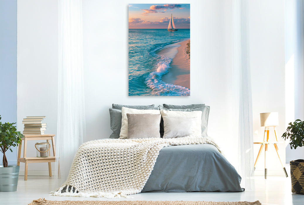 Premium Textil-Leinwand Ein Motiv aus dem Kalender Sommer Paradies