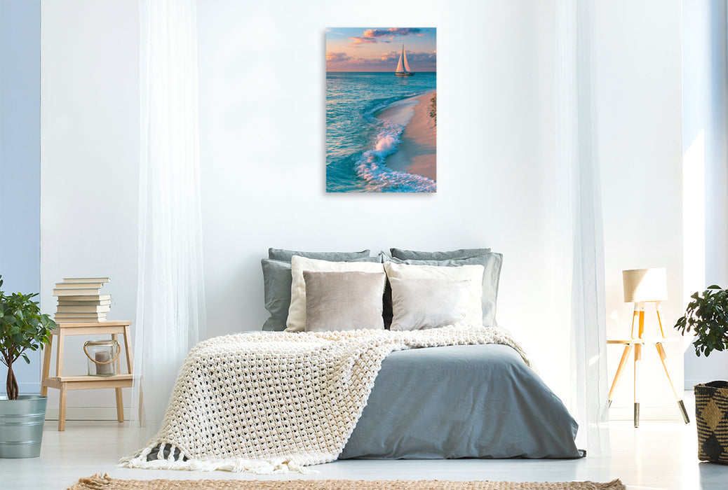 Premium Textil-Leinwand Ein Motiv aus dem Kalender Sommer Paradies
