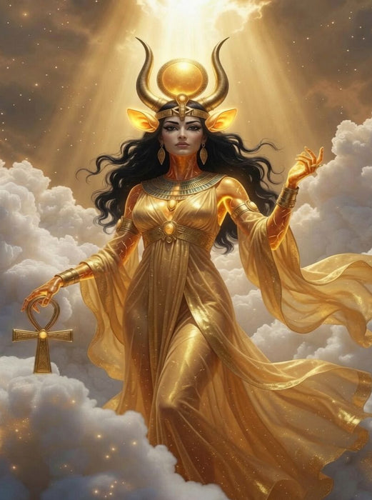 Hathor – Göttin der Liebe und der Freude - CALVENDO Foto-Puzzle'